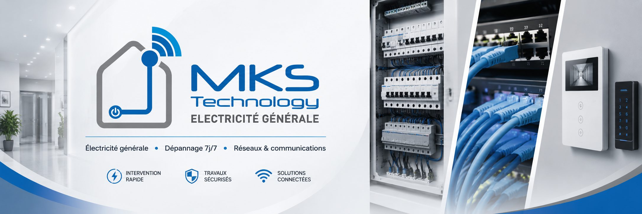 MKS Technology – électricité générale, dépannage 7j/7, réseaux & communications à Lyon